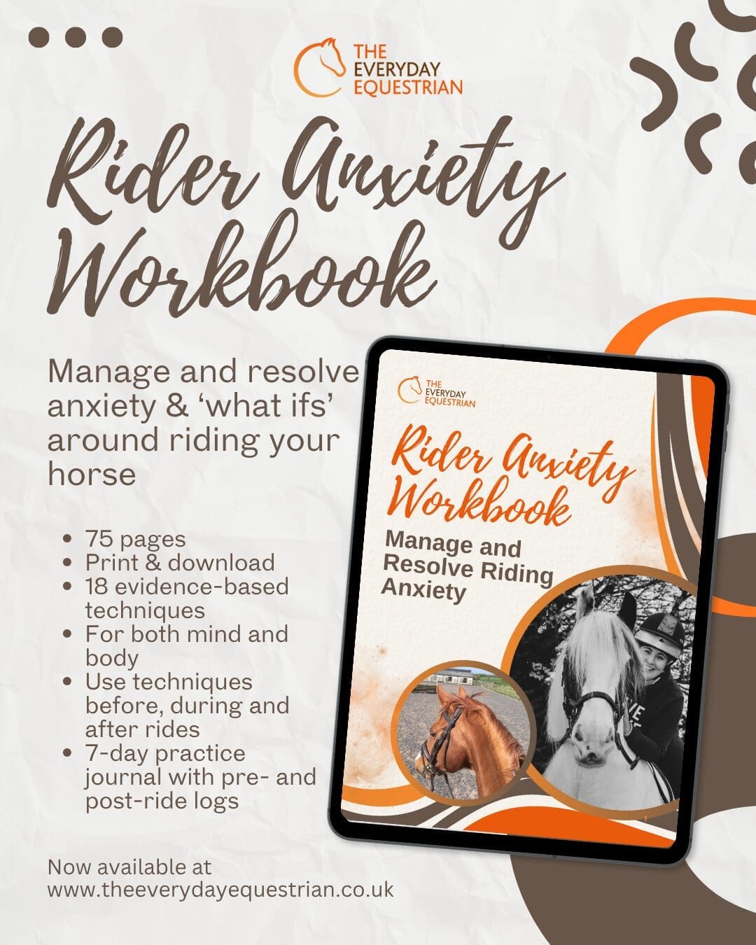 Rider Anxiety Workbook